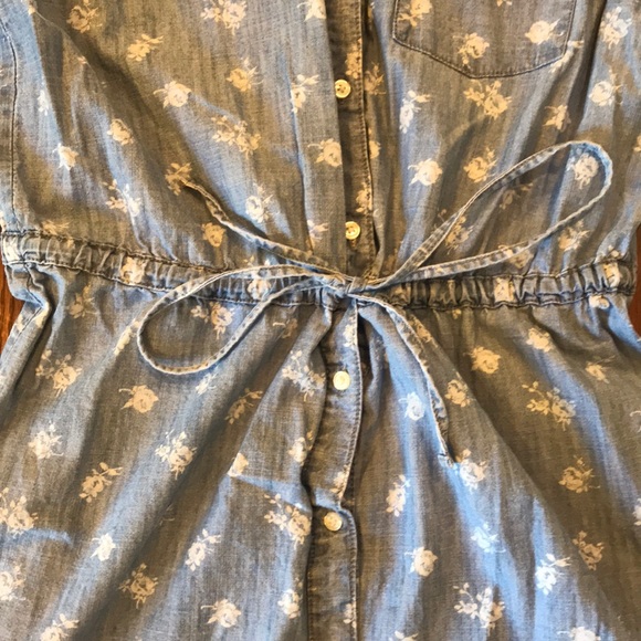 Blue collared dress - Picture 2 of 4